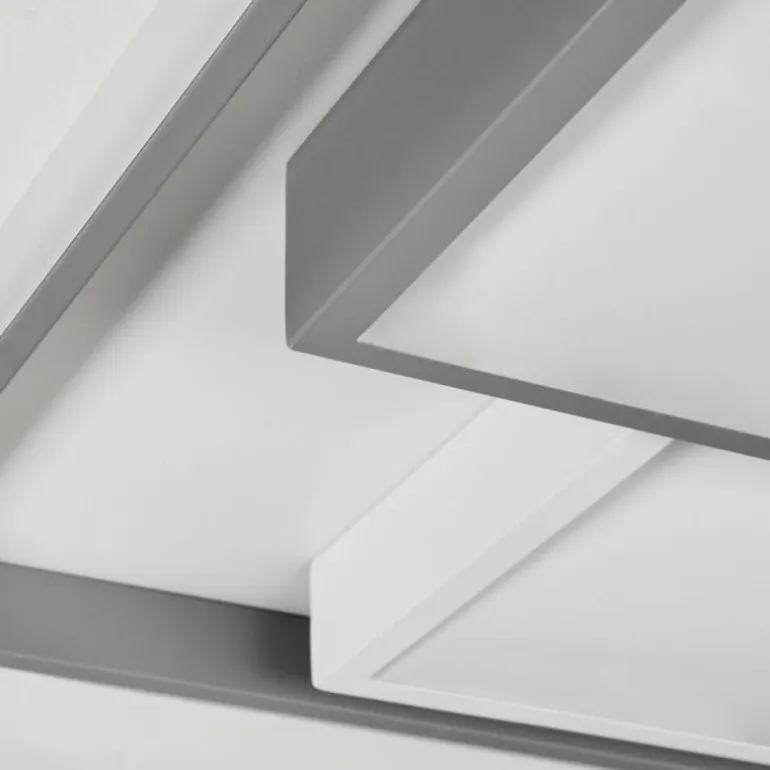 Plafonnier Casqueira LED Gris, Blanc, 1 lumière