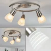 Plafonnier Chapod LED Nickel mat, 3 lumières