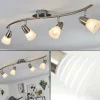 Plafonnier Chapod Nickel mat, 4 lumières