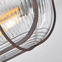 Plafonnier Chaquire Brun, Rouille, 1 lumière