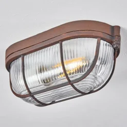 Plafonnier Chaquire Brun, Rouille, 1 lumière