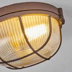Plafonnier Chaquire Brun, Rouille, 1 lumière