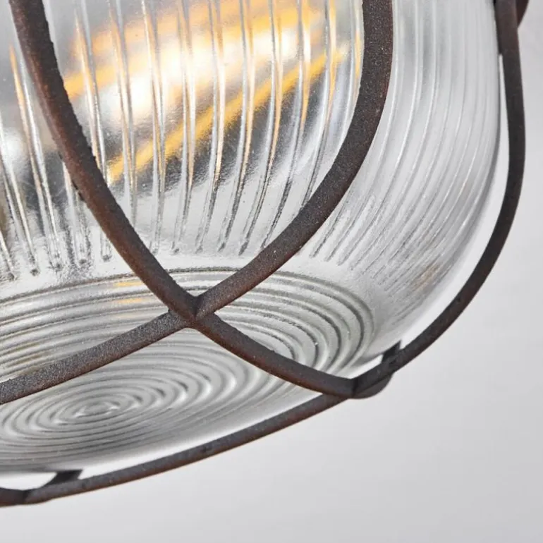 Plafonnier Chaquire Brun, Rouille, 1 lumière