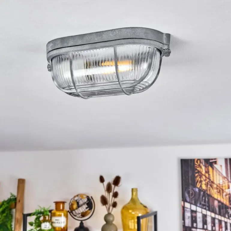 Plafonnier Chaquire Gris, 1 lumière