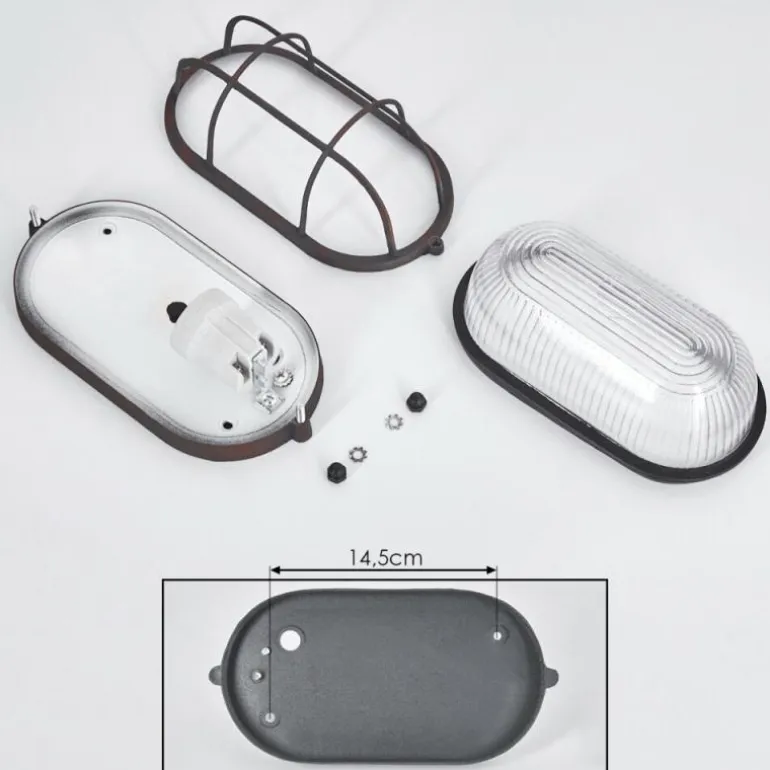 Plafonnier Chaquire Gris, 1 lumière