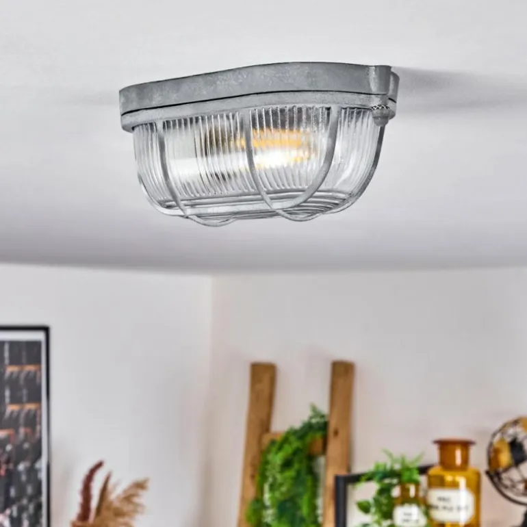 Plafonnier Chaquire Gris, 1 lumière