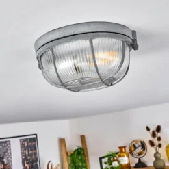 Plafonnier Chaquire Gris, 1 lumière