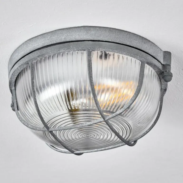 Plafonnier Chaquire Gris, 1 lumière