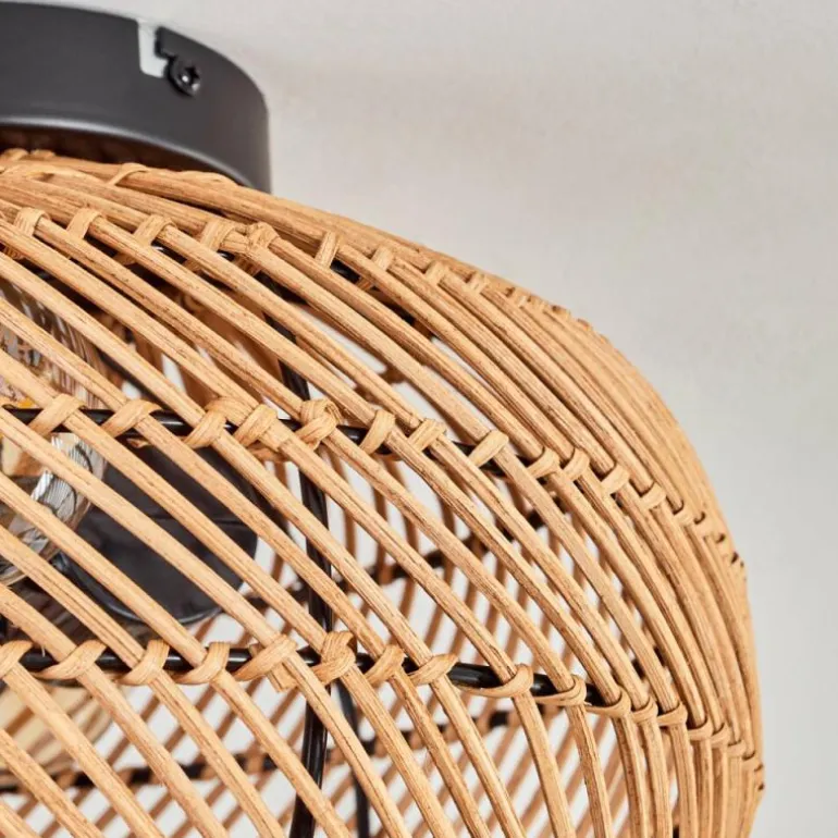 Plafonnier 30 cm Brandala Noir, 2 lumières