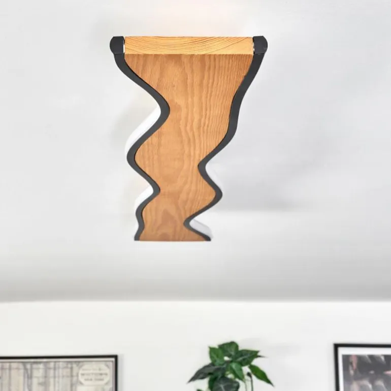 Plafonnier 98,5 cm Malling LED Écru, Noir, Blanc, 1 lumière