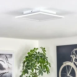 Plafonnier 30 cm Valmanya LED Blanc, 1 lumière
