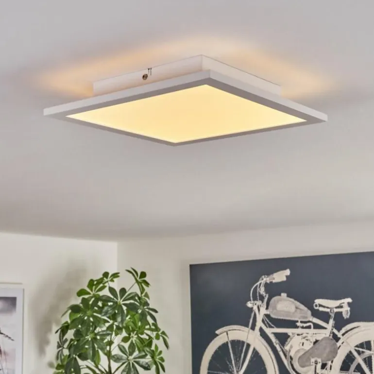 Plafonnier 30 cm Valmanya LED Blanc, 1 lumière