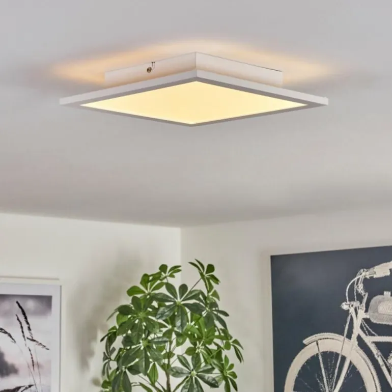 Plafonnier 30 cm Valmanya LED Blanc, 1 lumière