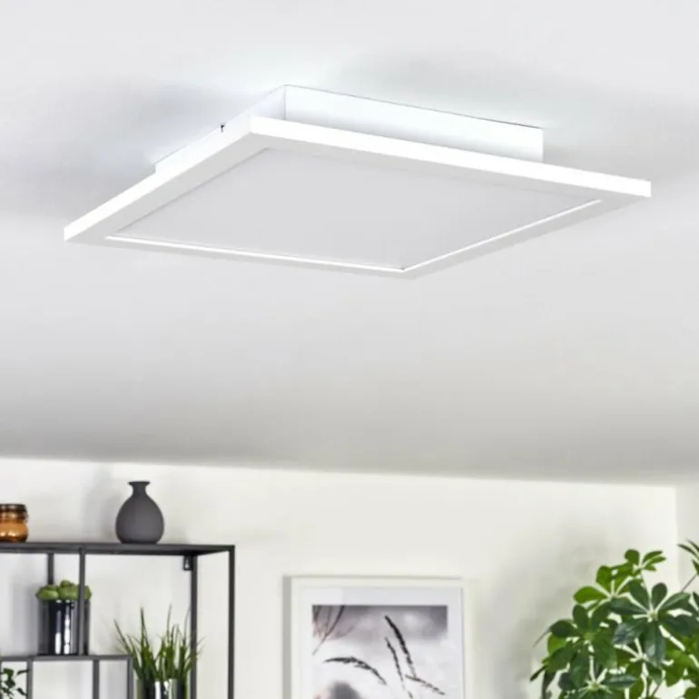Plafonnier 30 cm Valmanya LED Blanc, 1 lumière