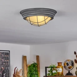 Plafonnier Coltauco Gris, 1 lumière