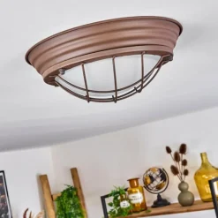 Plafonnier Coltauco Rouille, 1 lumière