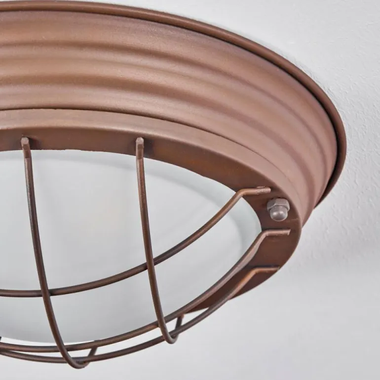 Plafonnier Coltauco Rouille, 1 lumière