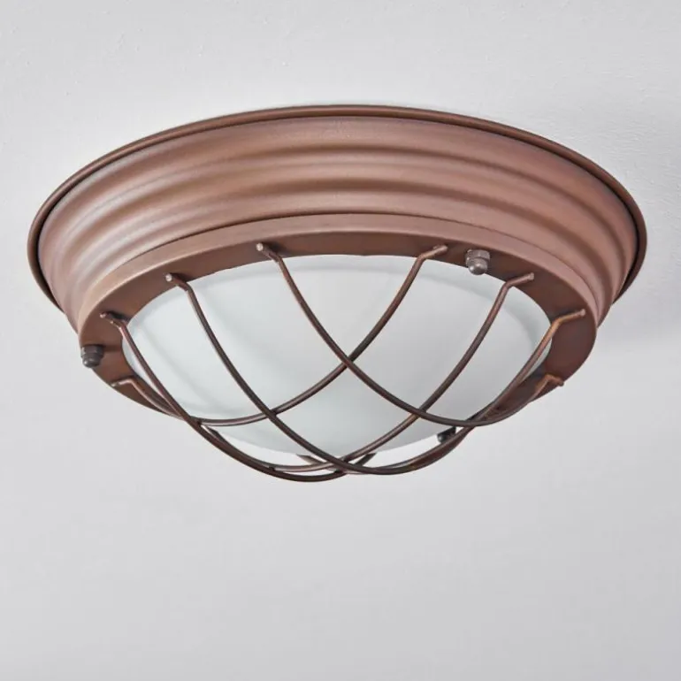 Plafonnier Coltauco Rouille, 1 lumière