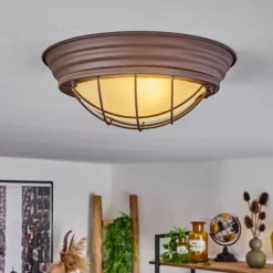 Plafonnier Coltauco Rouille, 1 lumière