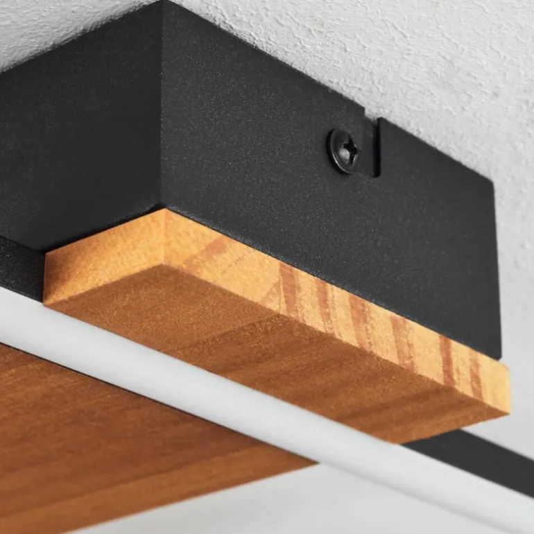 Plafonnier Courceaux LED Écru, Noir, 1 lumière