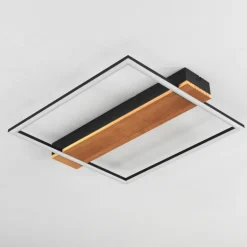 Plafonnier Courceaux LED Écru, Noir, 1 lumière