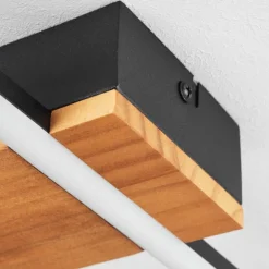 Plafonnier Courceaux LED Écru, Noir, 1 lumière