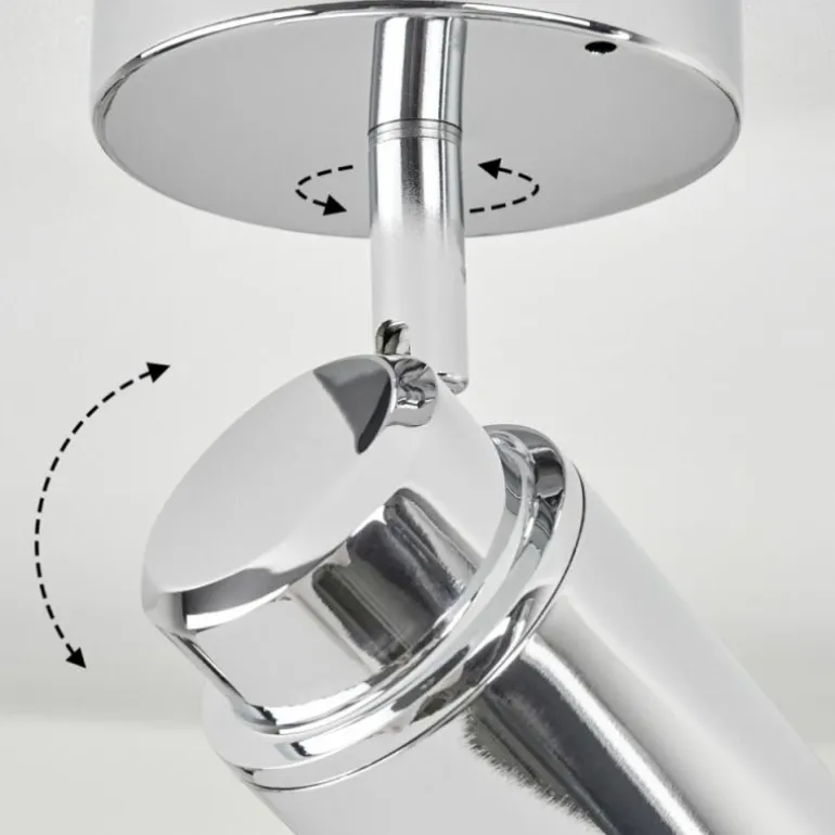 Plafonnier Douarnenez Chrome, 1 lumière