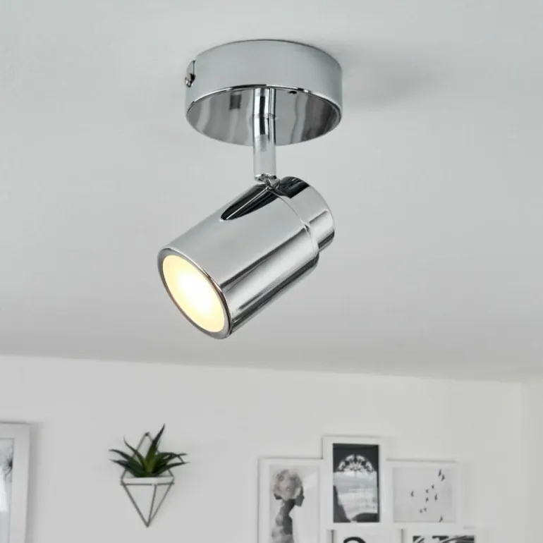 Plafonnier Douarnenez Chrome, 1 lumière