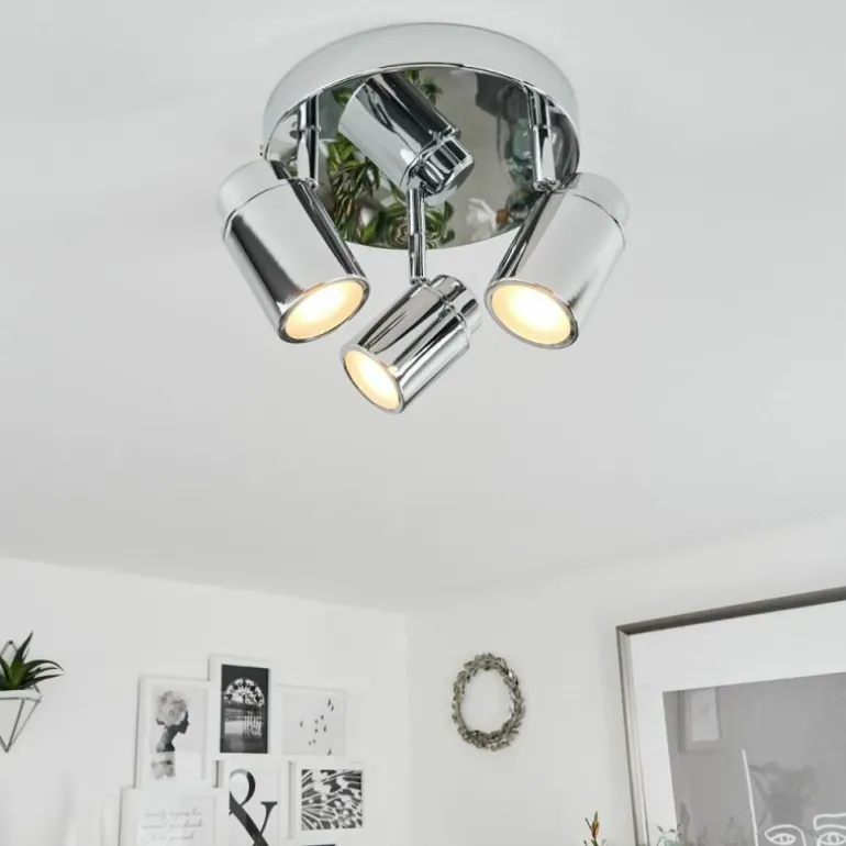 Plafonnier Douarnenez Chrome, 3 lumières