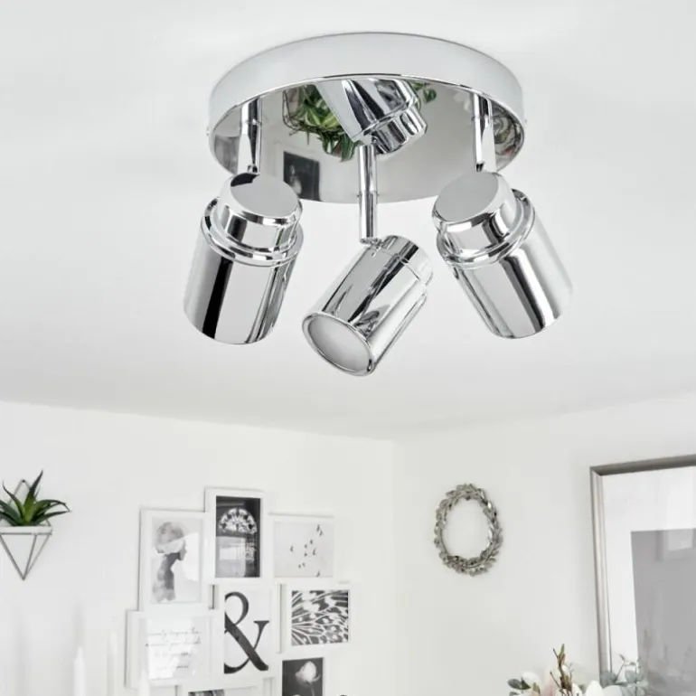 Plafonnier Douarnenez Chrome, 3 lumières