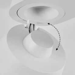 Plafonnier Especiosa Blanc, 2 lumières
