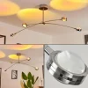 Plafonnier Fernandaires LED Nickel mat, 8 lumières