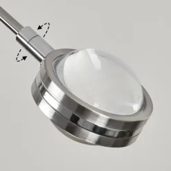 Plafonnier Fernandaires LED Nickel mat, 8 lumières