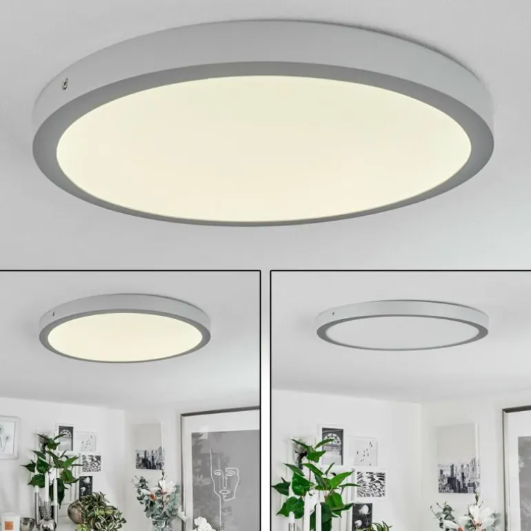 Plafonnier Finsrud LED Argenté, 1 lumière