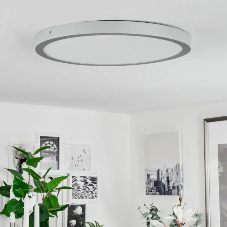 Plafonnier Finsrud LED Argenté, 1 lumière
