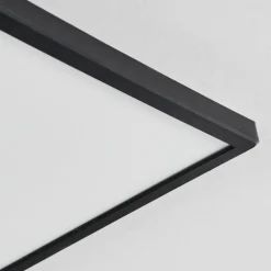 Plafonnier Folgares LED Noir, 1 lumière