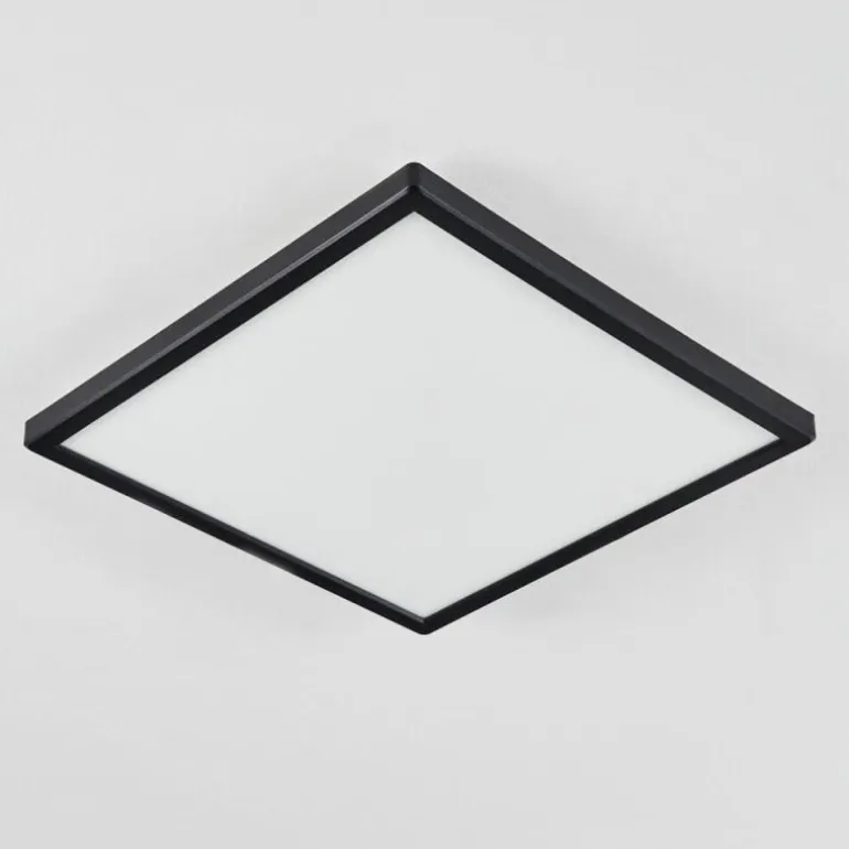 Plafonnier Folgares LED Noir, 1 lumière
