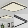Plafonnier Folgares LED Noir, 1 lumière