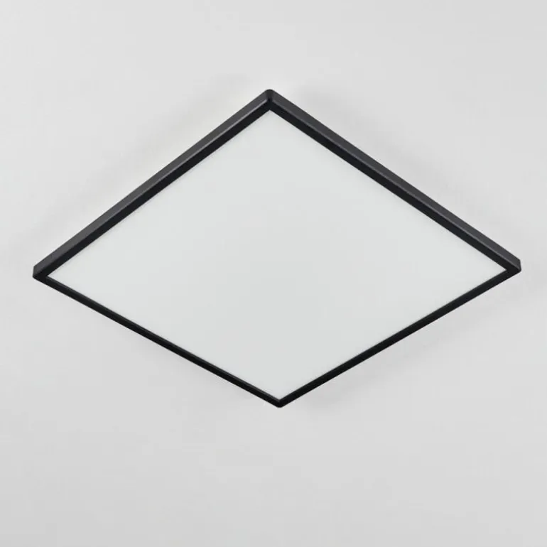 Plafonnier Folgares LED Noir, 1 lumière