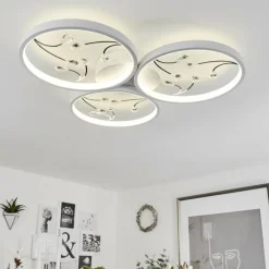 Plafonnier Fombillou LED Blanc, 1 lumière