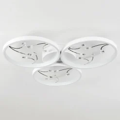 Plafonnier Fombillou LED Blanc, 1 lumière