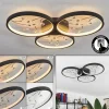 Plafonnier Fombillou LED Noir, 1 lumière