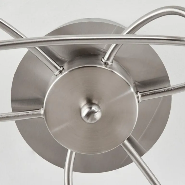 Plafonnier Frans LED Nickel mat, 1 lumière