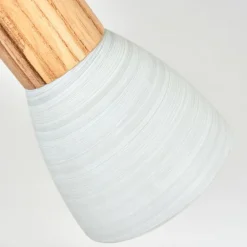Plafonnier Icalma Écru, Nickel mat, 2 lumières