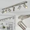 Plafonnier Javel Nickel mat, 6 lumières