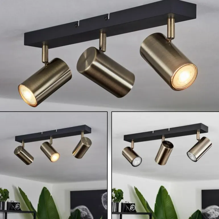 Plafonnier Javel Noir, 3 lumières