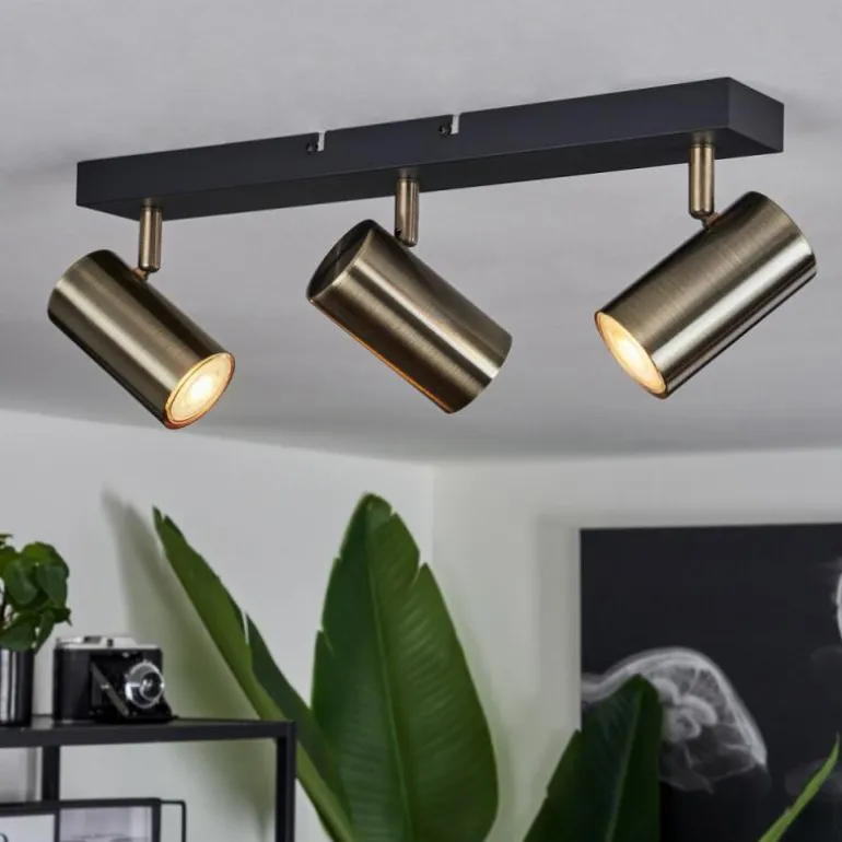 Plafonnier Javel Noir, 3 lumières