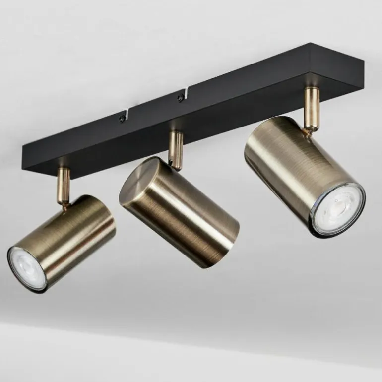 Plafonnier Javel Noir, 3 lumières