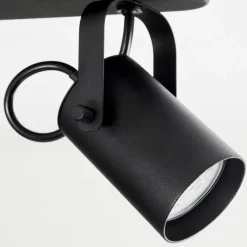 Plafonnier Kergus Noir, 4 lumières