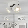 Plafonnier Laonsana LED Noir, Blanc, 2 lumières